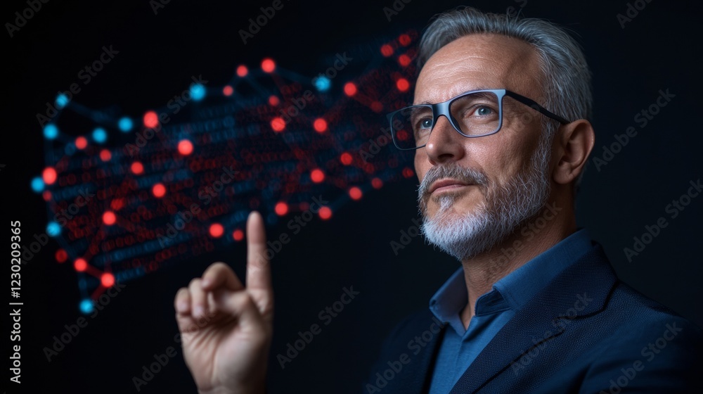 Poster Virtual Networking for Executives Interactive Digital Forum with Graph Analytics Backdrop - Innovative Business Solutions and Tech-Driven Professional Development