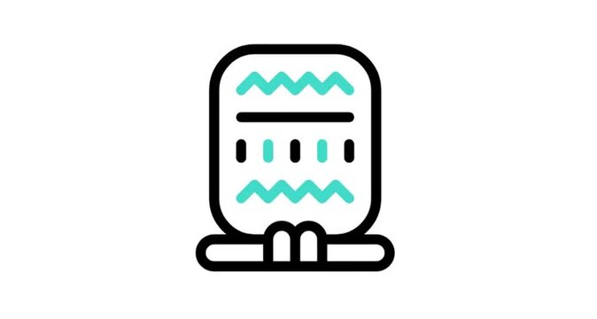 illustration of a toothbrush with toothpaste