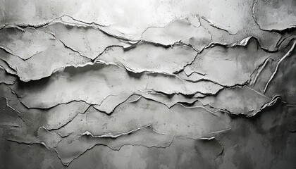 Obraz premium Abstract Grey Textured Wall Art Design