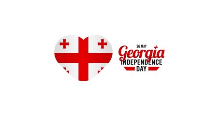 georgia independence day motion video, ideal for georgia independence day celebration