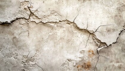 Fototapeta premium Cracked Weathered Concrete Wall Texture Background