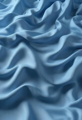 Fototapeta premium Soft abstract blue fabric waves pattern on a calming background , fabric, blue