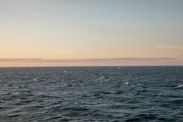 Weite Aussicht auf Meer und Himmel