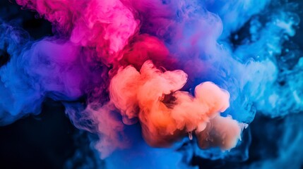 Fototapeta premium Sebuah latar belakang abstrak yang kaya dengan tekstur yang sedikit mengandung warna-warna cerah dan efek pencahayaan lembut yang interplay dari warna menciptakan suasana halus,