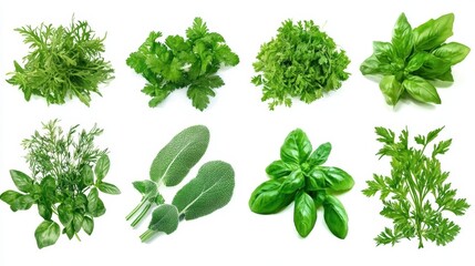 Obraz premium Aromatic fresh herbs, enhance your dishes with flavorful natural ingredients fresh