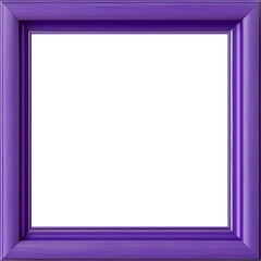 Purple frame on white, Purple frame for picture, Purple square frame, picture frame, photo frame