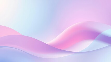 Soft pastel colors gradate into abstract wave background, gentle gradient, blue green orange red pink yellow