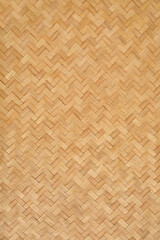 Beautiful palm leaf hut wall.