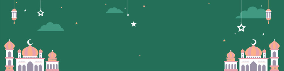 MPSQUE BACKGROUND BANNER ISLAMIC RAMADHAN