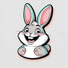 Fototapeta premium bunny with a smile