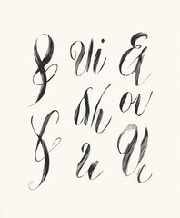 Artistic hand-lettered font family with a light, breezy feel, perfect for creating memorable and personal designs for branding, invitations, and creative projects