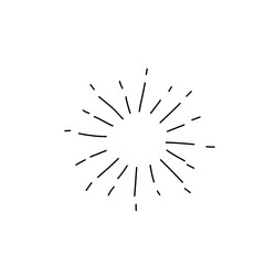 Obraz premium Set of firework simple