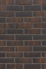 Rustic brick wall with weathered texture