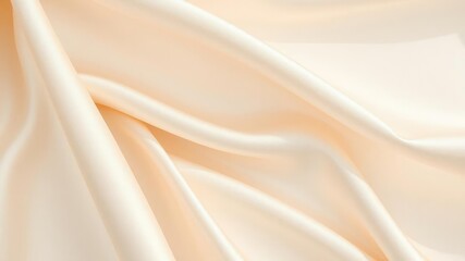 Obraz premium Satin weave fabric in ivory and cream color palette, color, satin, palette