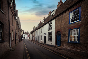 Street in the old parish village of Aylesford in Kent
