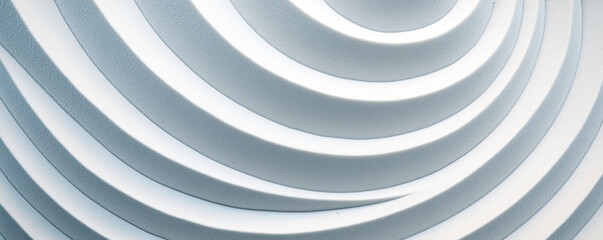 Obraz premium Light gray background, top view of circular sand texture, light blue and white color scheme, simple style, minimalist design, symmetrical composition, circular pattern, top-down perspective, natural e