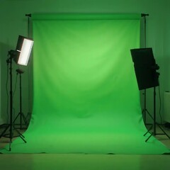 Green Screen Studio Setup: Professional Lighting and Chroma Key Backdrop