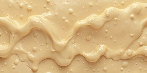 Soft beige background with a textured slime covering the entire surface, liquid, muted, patterns