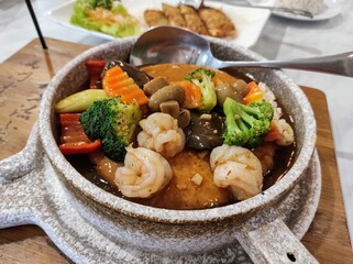 stew with vegetables