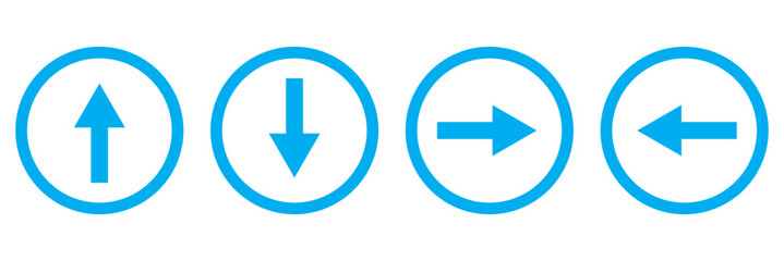 Up and down arrow icon in trendy style. Upward and downward sign symbol