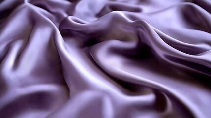 Obraz premium Draped Lavender Silk Fabric Soft Texture Background