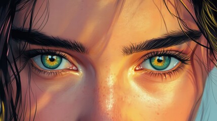 Face illustrations are central to portrait art and branding.