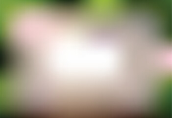 Abstract Green and Pink Blur Background