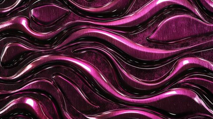 Obraz premium Abstract Purple Liquid Wave Texture Background