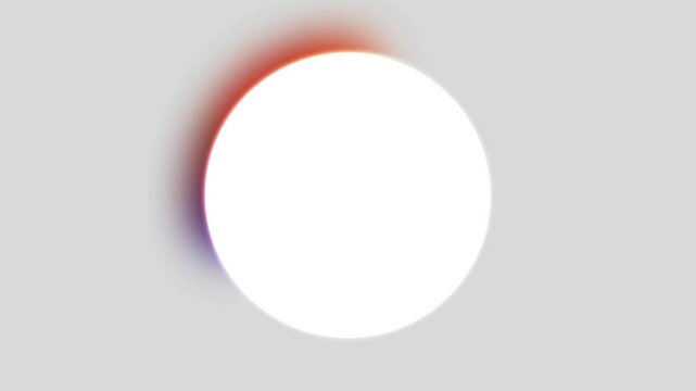 Minimal Neomorphic White Shape and Gradient Color Motion Graphic Background.