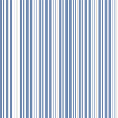 Blue and white stripes for fabric gift wrapping paper book cover, seamless vector pattern