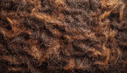 Brown and Dark Brown Hair Fiber Texture
