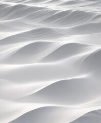 Softly glowing white surface with gentle undulating waves , wavy surface, serene ocean