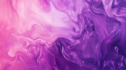 Fototapeta premium Stunning Abstract Fluid Art in Vibrant Purple and Pink Hues