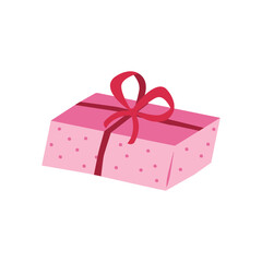 Gift, Valentine’s Day Vector Illustration
