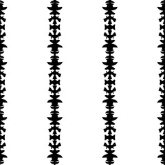 Black and white seamless abstract pattern. Background and backdrop. Grayscale ornamental design.