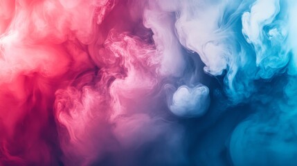 Fototapeta premium Abstract Ink Swirls in Vibrant Colors