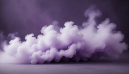 Humo o niebla de color púrpura espeso que llena el encuadre, creando una atmósfera siniestra y misteriosa