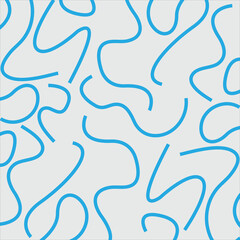 abstract vector curly pattern design.