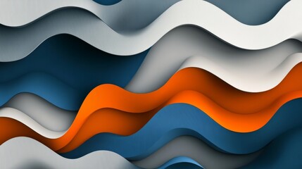 Dynamic Abstract Wave Design with Vibrant Colors