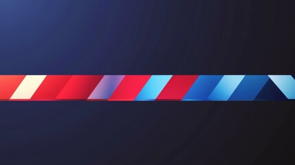 Obraz premium Striking Abstract Geometric Design with Vibrant Colors