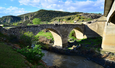 Hoca Seyfettin Bridge, located in Kula, Manisa, Turkey, was built in the 16th century.