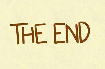 inscription on the wall , End Card