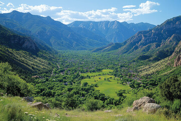 Naklejka premium Glenwood Springs