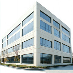 Commercial Building Isolated