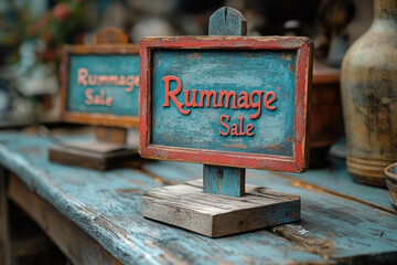 Rummage Sale Sign