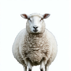 Fototapeta premium Sheep Isolated