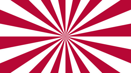 Abstract background with Classic vintage sun rays pattern. Red swirling pattern background with Vortex starburst spiral twirl strips. Comic design element. Vintage beam sunburst texture. 