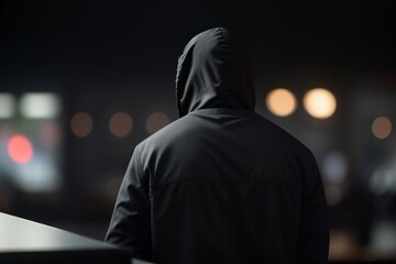 Backshot of a man