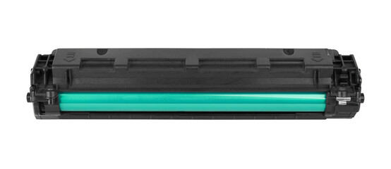 Cartridge for laser printer isolated on white