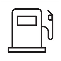 fuel pump icon on a white background